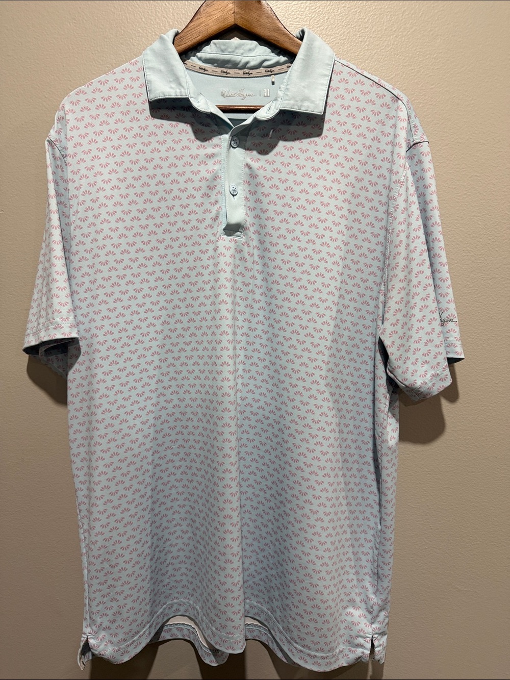 Men's Walter Hagen Golf Polo Light Blue size L
